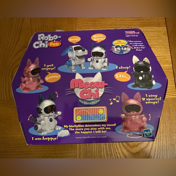 NIB TIGER Interactive MEOW CHI Electronic Toy VINTAGE - Picture 2 of 2